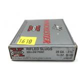 Box of 20 Ga. 2.75" Winchester Rifled Hollow Point