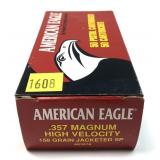 Box of .357 Mag - 158 Gr. Jacketed S.P. Federal