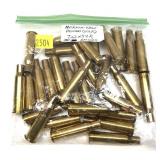 Bag of Norma 7.62x54 R primed brass, 30 rounds