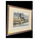 Limited Edition Goose print, signed and