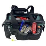 Craftsman tool bag with lever snippers,