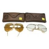 Lot, 2 pairs of Ray Ban shooting glasses with