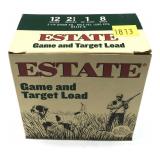 Box of 12 Ga. 2.75" No. 8 Estate game & target