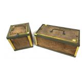 Lot, 2 vintage Bait Canteens