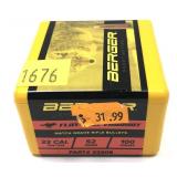Box of .22 Cal. 52-grain Berger match grade