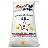 25 lb. bag of No. 8 magnum lead shot -NO SHIPPING