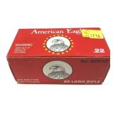 Brick of .22 LR. American Eagle cartridges,500 Rds