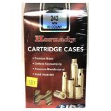 Hornady .243 Win. brass, 50 total