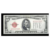 $5 red seal note series of 1928C