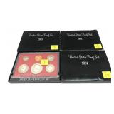 x4- 1981 Proof sets -x4 sets-Sold by the piece,