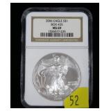 2006 American Silver Eagle NGC slab certified