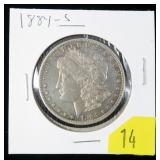 1884-S Morgan dollar