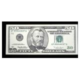 $50 Federal Reserve note series of 1998