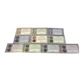 x10- 2-piece set of Presidential dollars, Unc.-x10