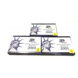 x3- 2001 Proof sets -x3 sets-Sold by the piece,