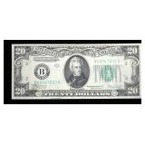 $20 Federal Reserve note series of 1934A