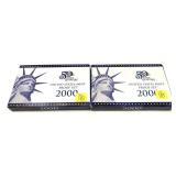 x2- 2000 Proof sets -x2 sets-Sold by the piece,