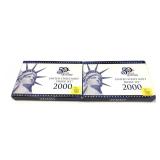 x2- 2000 Proof sets -x2 sets-Sold by the piece,