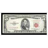 $5 red seal Star note series of 1953A