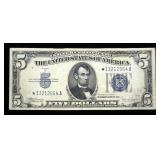 $5 silver certificate, star note series of 1934C