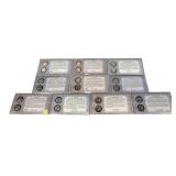 x10- 2-piece set of Presidential dollars, Unc.-x10