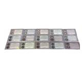 x15- 2-piece set of Presidential dollars, Unc.-x15