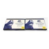 x2- 2002 Proof quarter sets -x2 sets-Sold by the