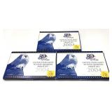 x3- 2004 Proof quarter sets -x3 sets-Sold by the