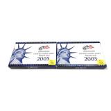x2- 2005 Proof sets -x2 sets-Sold by the piece,