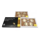 x3- 2012 Proof Presidential dollar sets--x3 sets-