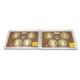 x2- 2011 Proof Presidential dollar sets--x2 sets-