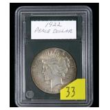 1922 Peace dollar