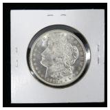 1921-D Morgan dollar, gem BU