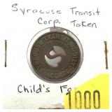Syracuse transit token