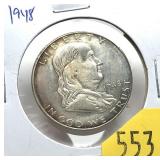 1948 Franklin half dollar