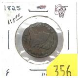 1825 half cent