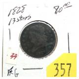 1828 half cent