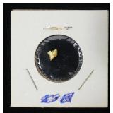24K gold nugget, 0.327 grams