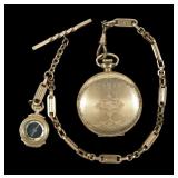 Elgin Model 2 7-jewel 12 size hunter case pocket