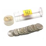 x13- 1945 Mercury dimes, BU, -x13 dimes,