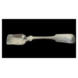 Coin silver salt shovel, 0.150 T. oz.