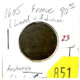 1605 French 1 liard