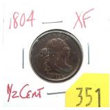 1804 half cent