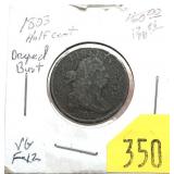 1803 half cent