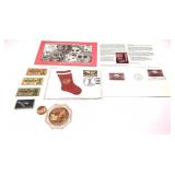 Lot of miscellaneous tokens, etc., 5 pcs.