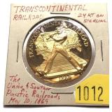 .925 Sterling railroad token