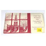 1976 3-piece Unc. set, 40% silver