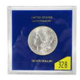 1885 Morgan dollar, U.S. Government slab BU