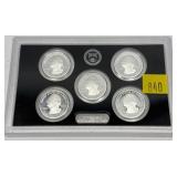 2019 silver Proof quarter set