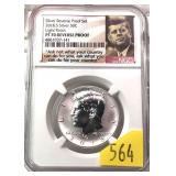 2018-S silver reverse Proof NGC slab certified